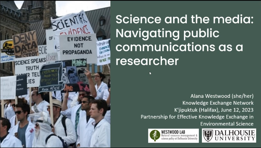 Recorded Webinar: Science and the Media: Navigating Public Communication as a Researcher.